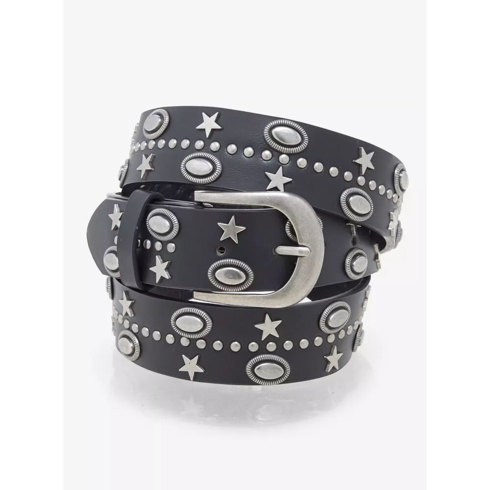 Black Star & Oval Stud Belt large